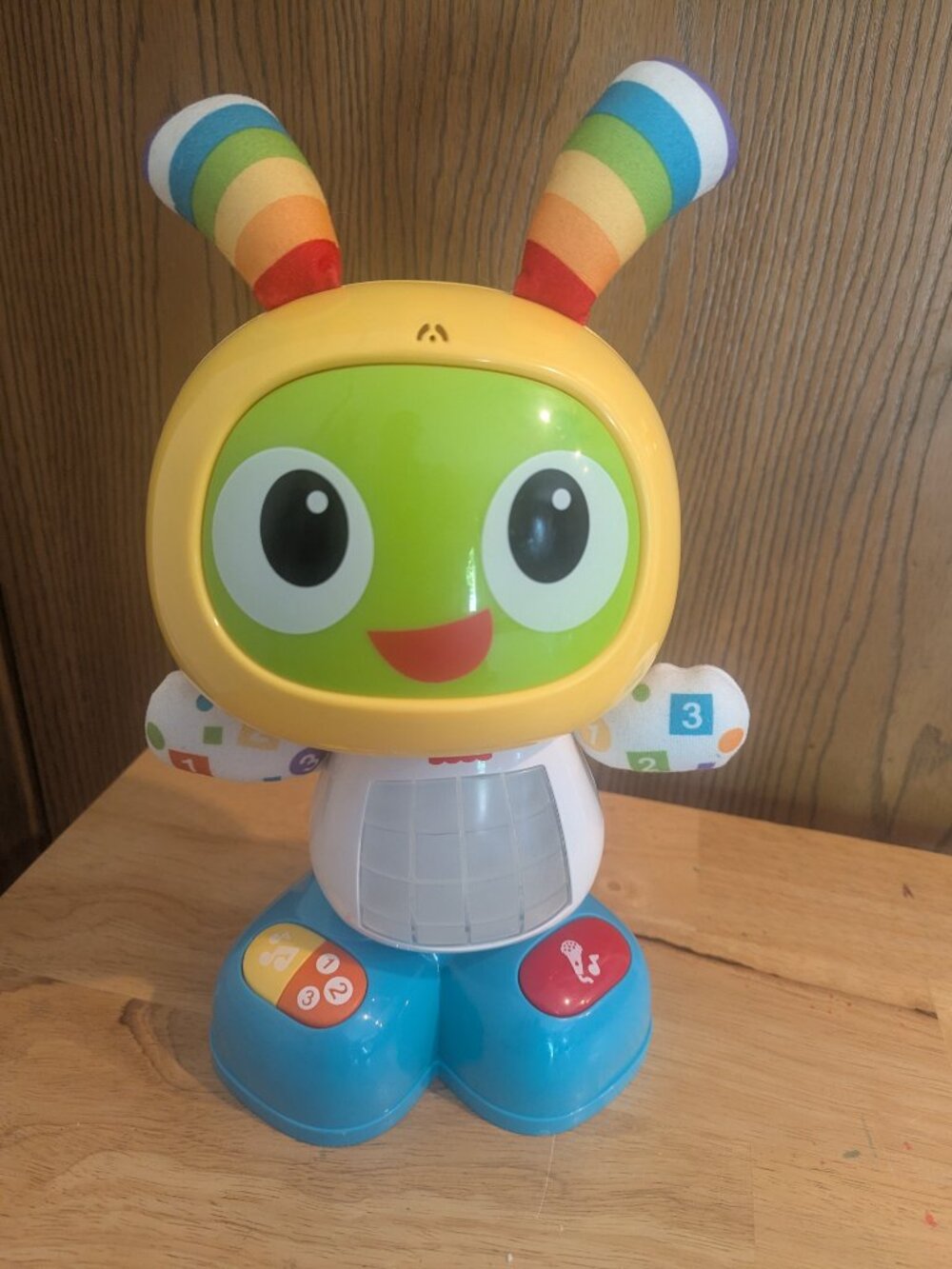 Fisher Price Bright Beats BeatBo Interactive Toy Dance SIng Move Lights-Working